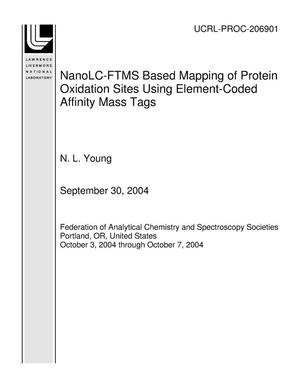 NanoLC-FTMS Based Mapping of Protein Oxidation Sites Using Element-Coded Affinity Mass Tags