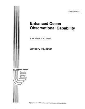 Enhanced ocean observational capability
