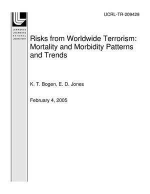 Risks from Worldwide Terrorism: Mortality and Morbidity Patterns and Trends