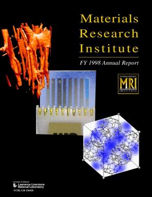 Materials research institute annual report FY98