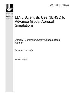 LLNL Scientists Use NERSC to Advance Global Aerosol Simulations