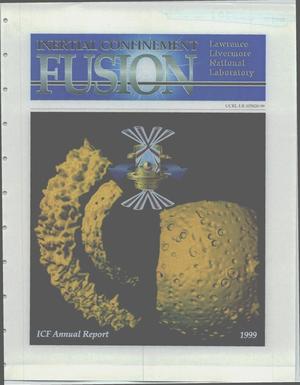 Inertial Confinement Fusion Annual Report 1999