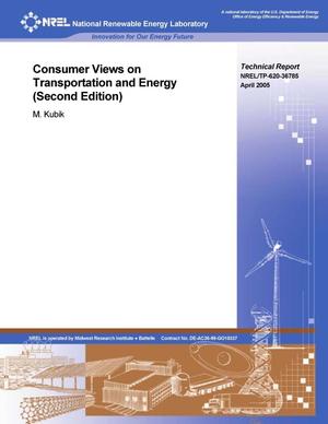 Consumer Views on Transportation and Energy (Second Edition)