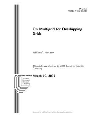 On Multigrid for Overlapping Grids