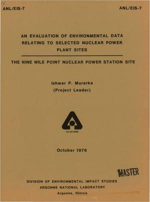 Evaluation of environmental data relating to selected nuclear power plant sites. The Nine Mile Point Nuclear Power Station Site, Unit 1. [Fish impingement]