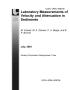 Article: Laboratory Measurements of Velocity and Attenuation in Sediments