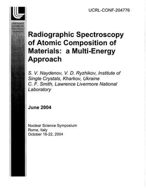 Radiographic Spectroscopy of Atomic Composition of Materials: a Multi-Energy Approach