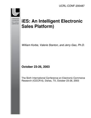 iES - An Intelligent Electronic Sales Platform