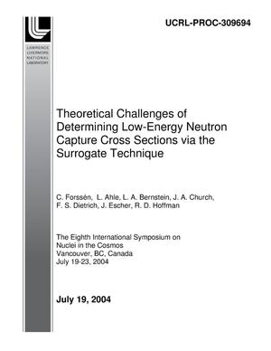 Theoretical Challenges of Determining Low-Energy Neutron Capture Cross Sections via the Surrogate Technique