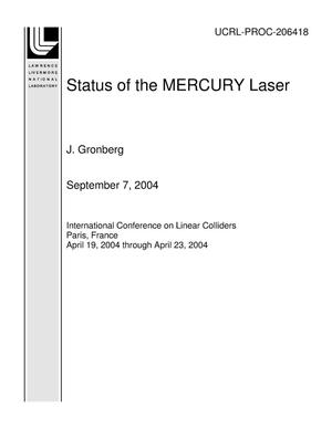 Status of the MERCURY Laser