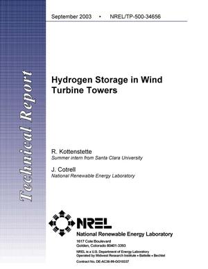 Hydrogen Storage in Wind Turbine Towers