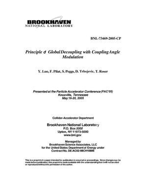 Principle of Global Decoupling With Coupling Angle Modulation.