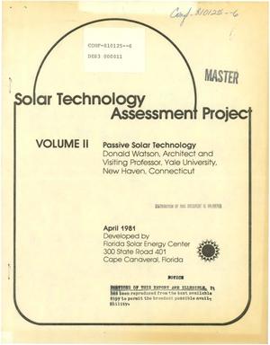 Passive Solar Technology
