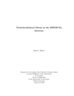Neutrino - Induced Muons in the MINOS Far Detector