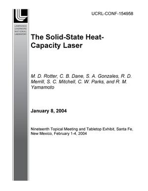 The Solid-State Heat-Capacity Laser