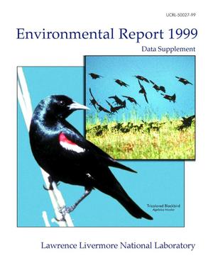 Environmental Report 1999 Data Supplement