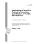 Article: Applications of Sensitivity Analysis to Uncertainty Quantification in…