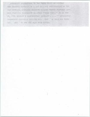 Primary view of object titled '[News Script: Communists on Vietnam]'.