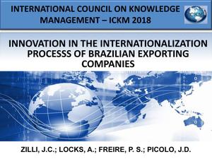 Primary view of object titled 'Innovation in the Internationalization Processs of Brazilian Exporting Companies'.