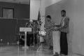 Primary view of [Photograph of band performing at conference for Black Women in the Arts]
