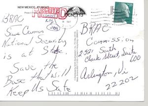 Cannon AFB - Postcard