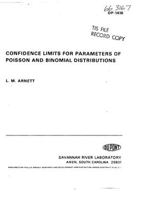 Confidence limits for parameters of Poisson and binomial distributions