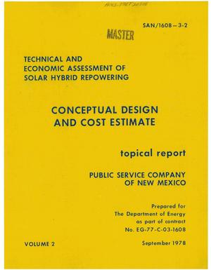 Technical and economic assessment of solar hybrid repowering: conceptual design and cost estimate