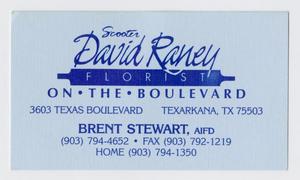 [Business Card for Brent Stewart]