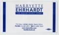 Thumbnail image of item number 1 in: '[Business Card for Harryette Ehrhardt]'.