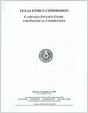 Campaign Finance Guide For Political Committees