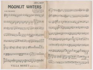 Primary view of object titled 'Moonlit Waters: Trumpet 2 in Bb Part'.