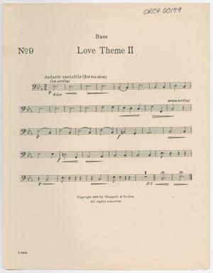 Primary view of object titled 'Love Theme 2: Bass Part'.