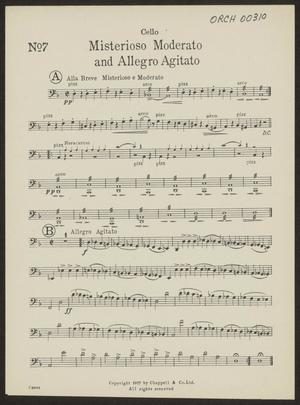 Misterioso Moderato and Allegro Agitato: Oboe Part