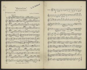 Marceline: Clarinet 1 in Bb Part