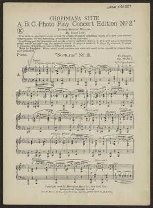 Chopiniana Suite: Conductor/Piano Part