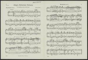 Primary view of object titled 'Allegro Misterioso Notturno: Harmonium Part'.