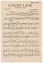 Musical Score/Notation: Lovers' Lane: Violoncello Part