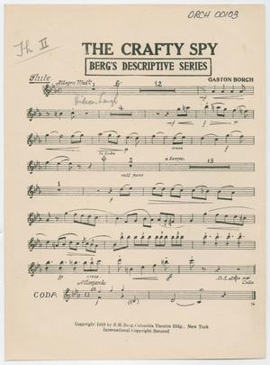 Primary view of object titled 'The Crafty Spy: Flute Part'.