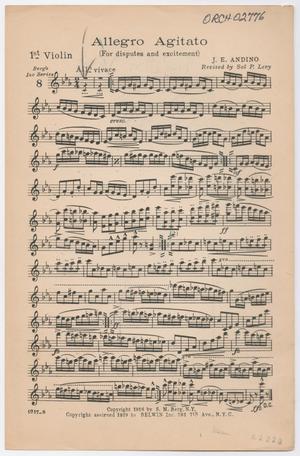Allegro Agitato: Violin 1 Part