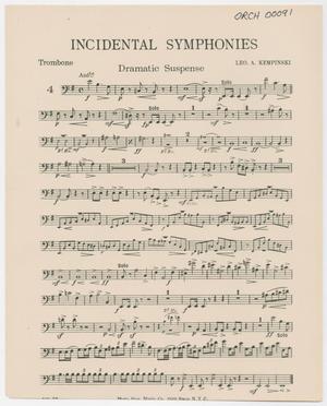 Dramatic Suspense: Trombone, 2nd Horn, Cello Part