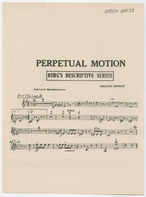 Perpetual Motion: Clarinet 2 in Bb Part