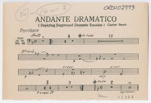 Andante Dramatico: Trombone Part