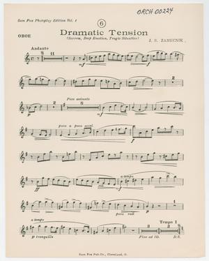 Dramatic Tension: Oboe Part