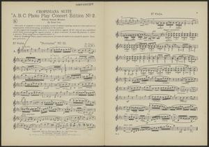 Chopiniana Suite: Violin 1 Part