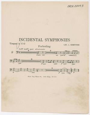 Forboding: Timpani in C-G Part