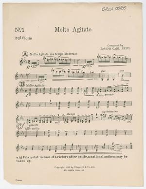 Molto Agitato: Violin 2 Part