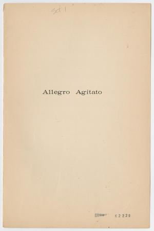 Allegro Agitato: Piano Part