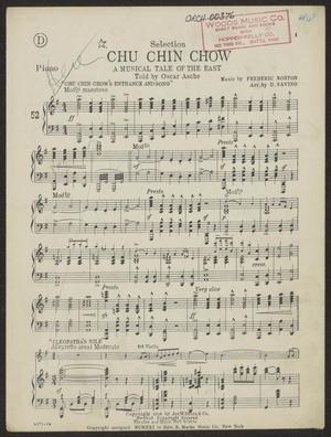 Primary view of object titled 'Selection, "Chu Chin Chow": Piano Part'.