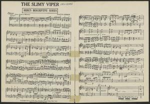 The Slimy Viper: Piano Part
