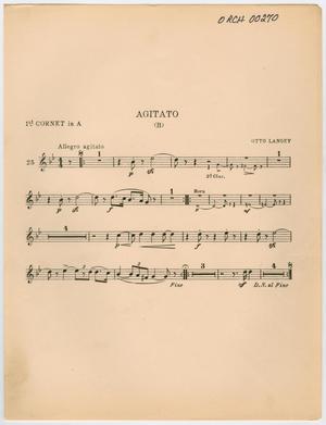 Primary view of object titled 'Agitato (B): Cornet 1 in A Part'.